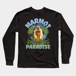 Marmots Cute - Animal Earth Day Marmots Lover Long Sleeve T-Shirt